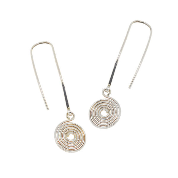 925 Sterling Silver Earrings - Spiral