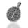 Lebensbaum-Anhänger mit Ornamentring aus 925er Silber