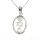 925 Sterling Silver Pendant - Star of David and Menorah