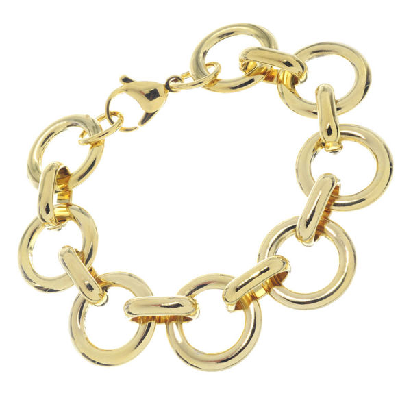 Edelstahlarmband - PVD-Gold
