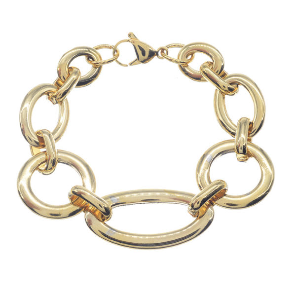 Edelstahlarmband - PVD-Gold