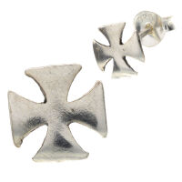 Silberohrstecker  Eisernes Kreuz