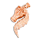 Edelstahlanhänger - Pferdekopf Rosegold