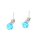 Ohrstecker 925er Sterling Silber- Cubik Zirkonia Blau