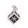 Edelstahlanhänger - Würfel mit Sternsymbol