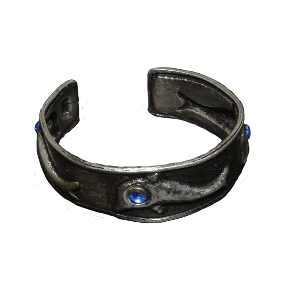 925 Sterling Silberring / Kinder- und Zehenring "Delfin" Blau