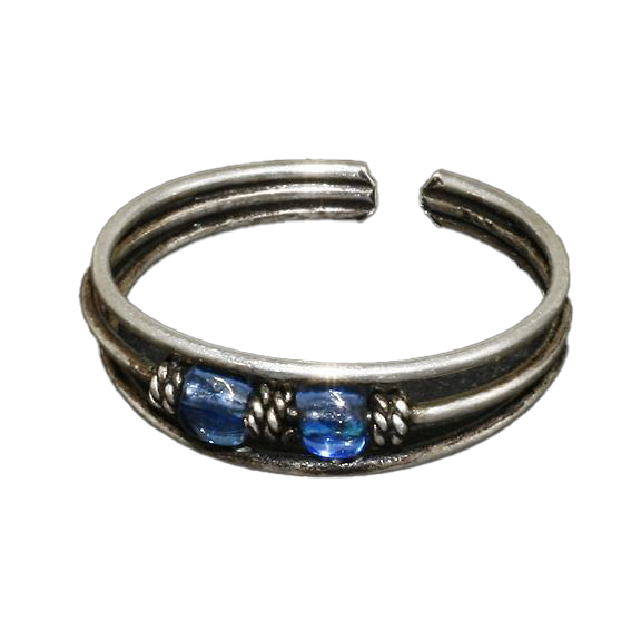 925 Sterling Silberring / Kinder- und Zehenring Türkis