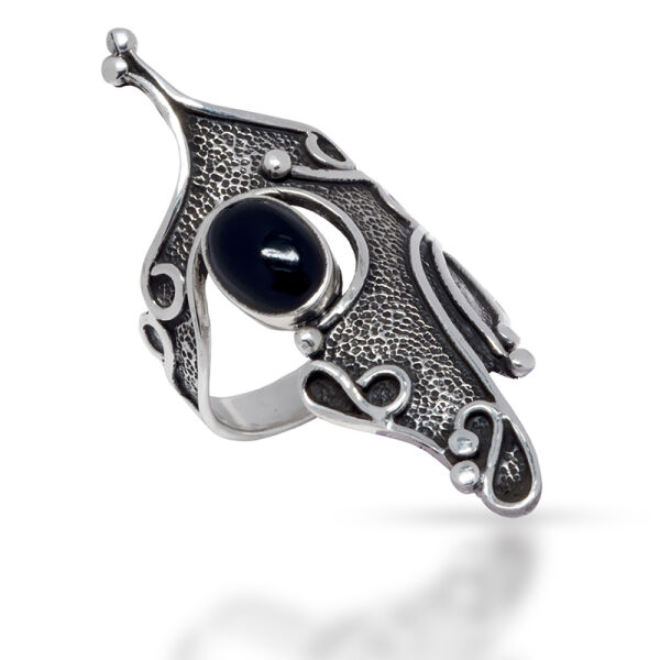 925 Sterling Silberring - "Gabi" 54 (17,2 Ø) 6,8 US