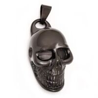 Edelstahlanhänger Totenkopf