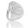 925 Sterling Silberring - Spirale 58 (18,4 Ø) 8,4 US