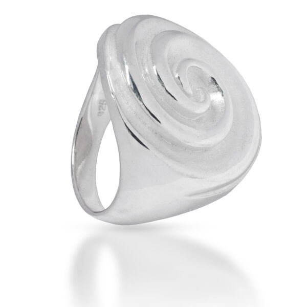 925 Sterling Silberring - Spirale 62 (19,7 Ø) 9,9 US