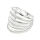 925 Sterling Silberring - Ice "Isa" 56 (17,8 Ø) 07 US