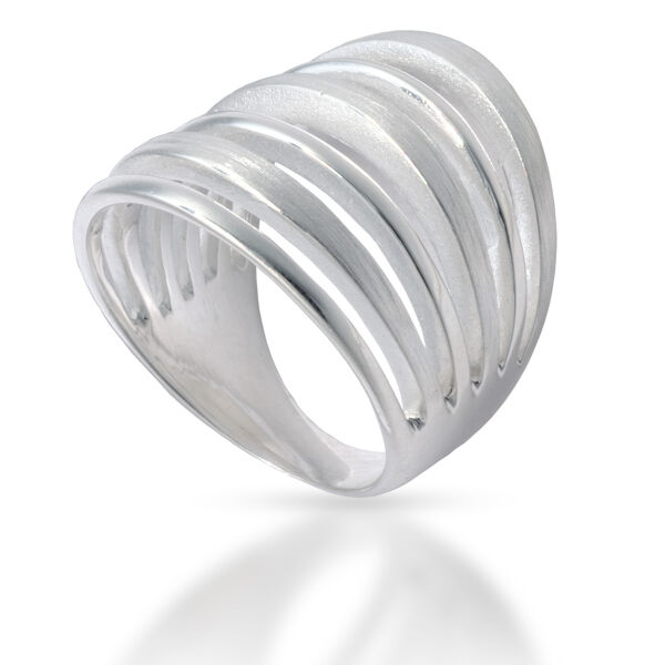 925 Sterling Silberring - Ice "Isa" 62 (19,7 Ø) 10 US