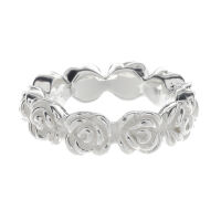 925 Sterling silver ring - roses 62 (19,7 Ø) 9,9 US