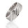 925 Sterling silver ring - diagonal stripes 56 (17,8...