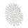 925 Sterling Silberring - Korallenform 58 (18,4 Ø)...