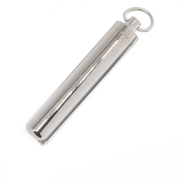 Edelstahlanhänger - zum Öffnen ca. 47 x 11mm