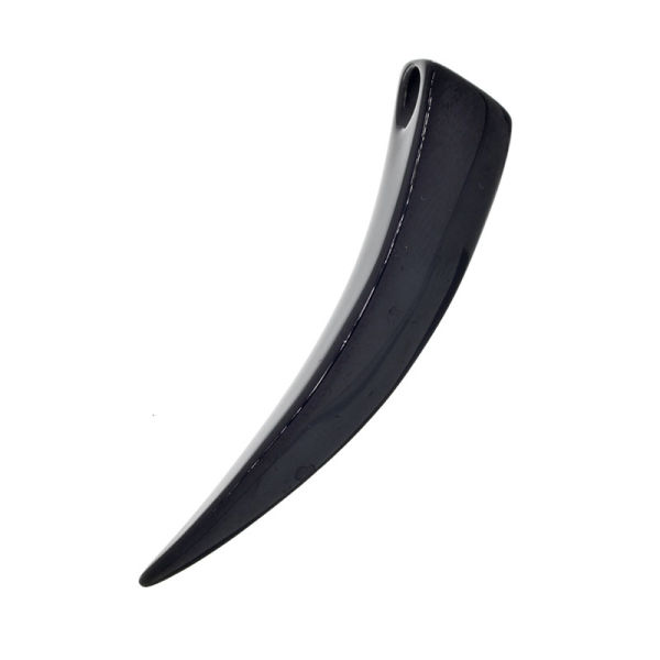 Stainless steel pendant - tooth - PVD black