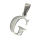 Stainless steel pendant - Alphabet G