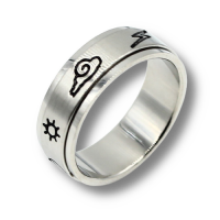 Stainless steel ring game ring - different motifs