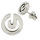 Stainless Steel Stud Earrings - Spiral Steel