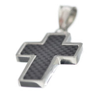 Stainless steel pendant - cross "Grumol"