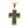 Stainless steel pendant - cross "Grumol"