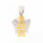 Stainless Steel Pendant - Angel Bicolor