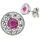 Ohrstecker - 7 mm - poliert - Fuchsia (FU)