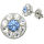 Ohrstecker - 7 mm - poliert - Light Sapphire (LSA)