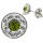 Ohrstecker - 7 mm - poliert - Olivine (OL)