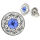 Ohrstecker - 7 mm - poliert - Sapphire (SA)