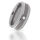 Wolframring 8 mm mattiert mit Stein und poliertem Rand -...