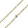 3 mm anchor chain - PVD-Gold 40 cm