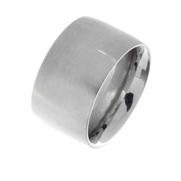 Edelstahlring - 12 mm mattiert 50