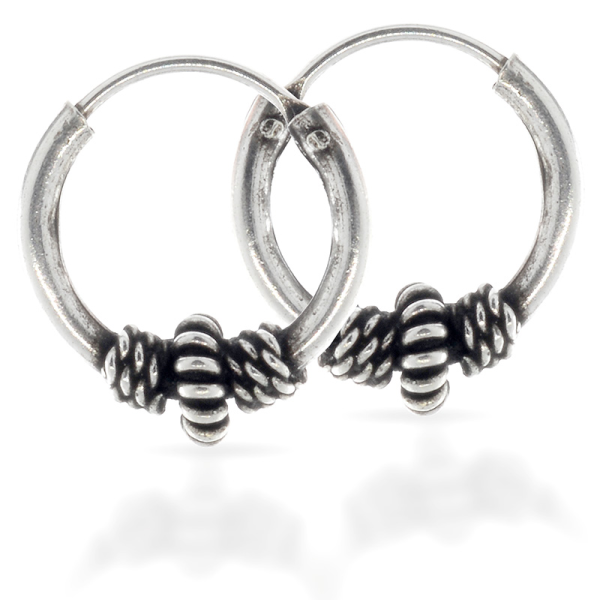 925 Sterling Silber Balicreole 11 mm