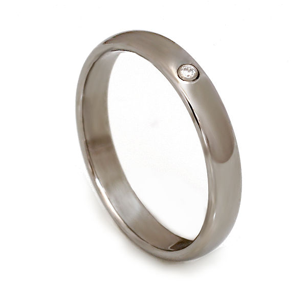 Wolframring mit Stein 60 (19,1 Ø) 09 US