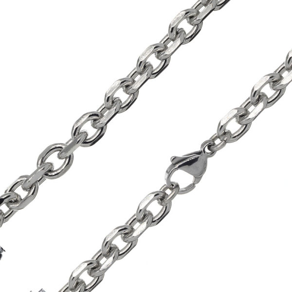 6 mm anchor chain - polished 45 cm