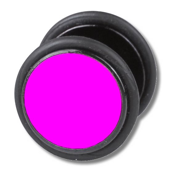 Fake Plug - Pink - Stückpreis
