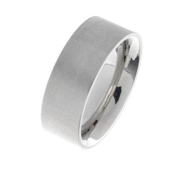 Edelstahlring - 7 mm mattiert 60 (19,1 Ø) 09 US