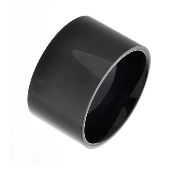 Stainless Steel Ring - 12 mm Black 58 (18,4 Ø) 08 US
