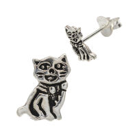 Silberohrstecker - Katze