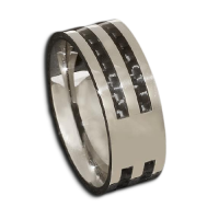 Carbon Inlays - poliert 52 (16,6 Ø) 6,1 US