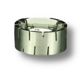 Edelstahlring - Design eingeschnitten 54 (17,2 Ø) 6,8 US