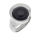 Stainless Steel Ring - with Black Glass Stone 57 (18,1...