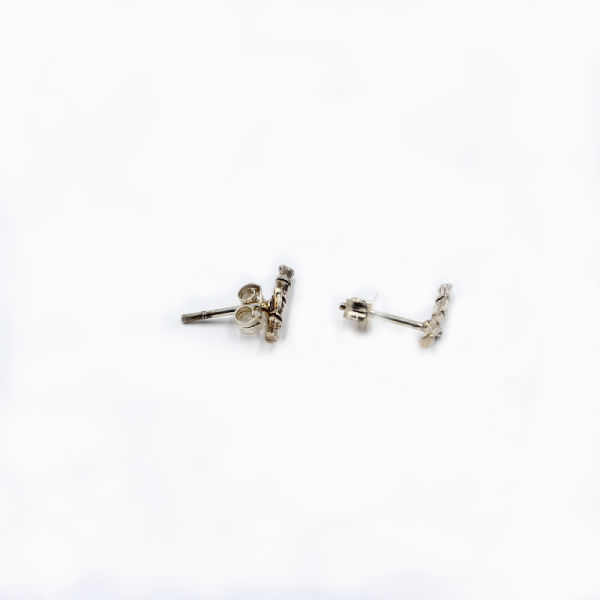 925 Sterling Silver Stud Earrings - "Torture Stake"