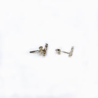 925 Sterling Silver Stud Earrings - "Torture...