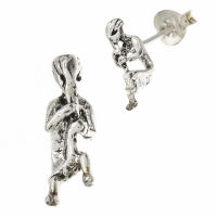 Silberohrstecker - Flötenspieler