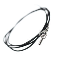 Leather strap with stainless steel clasp – can be shortened to fit