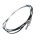 Leather strap with stainless steel clasp – can be shortened to fit 2mm